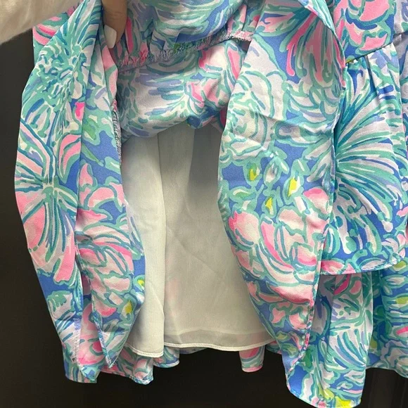 Lilly Pulitzer Long Sleeve Dress in print: In Full Bloom - Picture 4 of 5